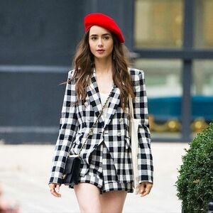 Dorothea Knitting Mills Red 100% Wool Beret Emily In Paris Winter Hat Parkhurst